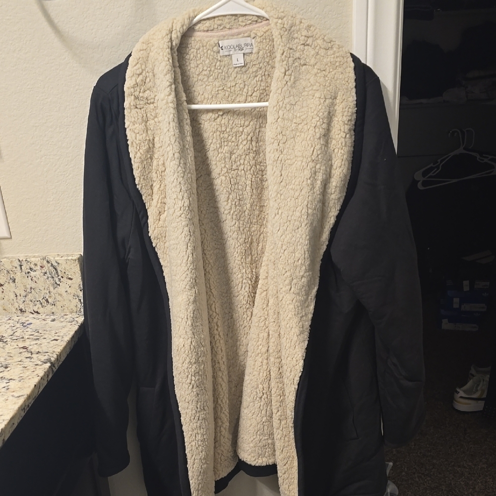 Koolaburra UGG Cream Sherpa Jacket L